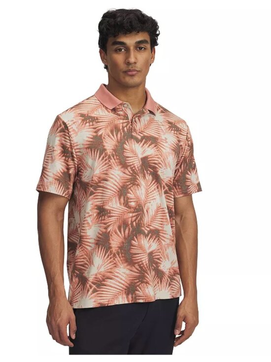 Under Armour Other - Under Armour Men's Performance 3.0 Monogram Polo - Canyon Pink